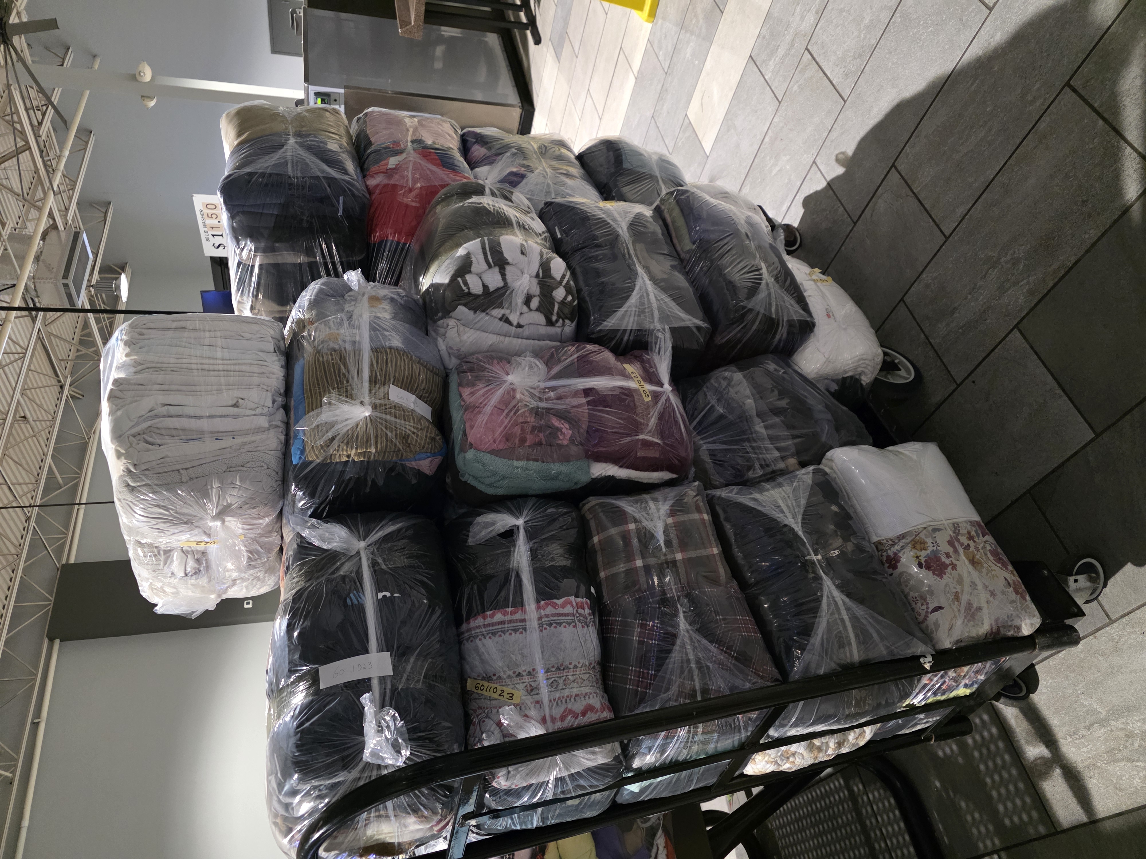 Weekly client laundry at Edgmont Laundry
