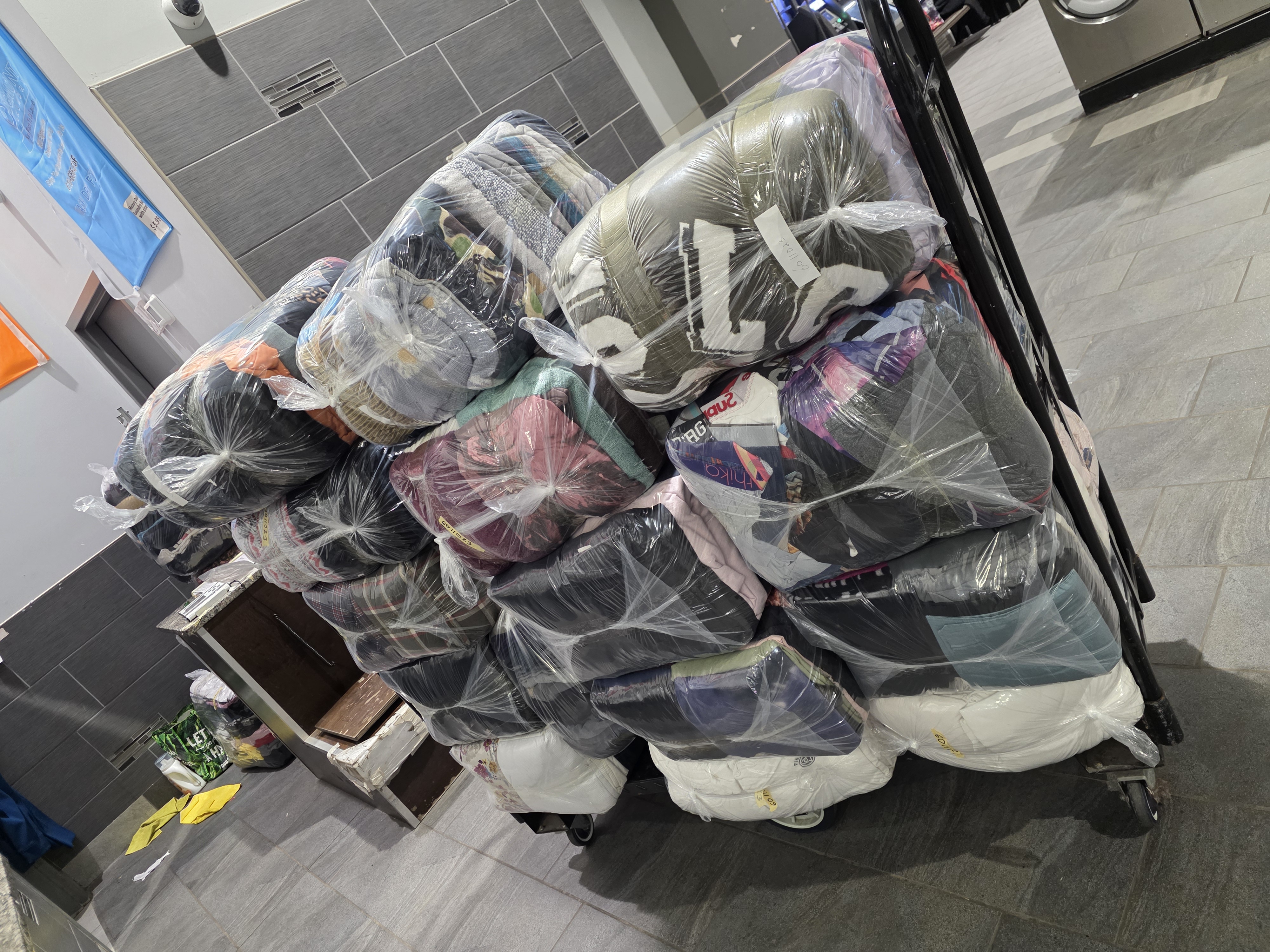 Weekly client laundry bundle at Edgmont Laundry